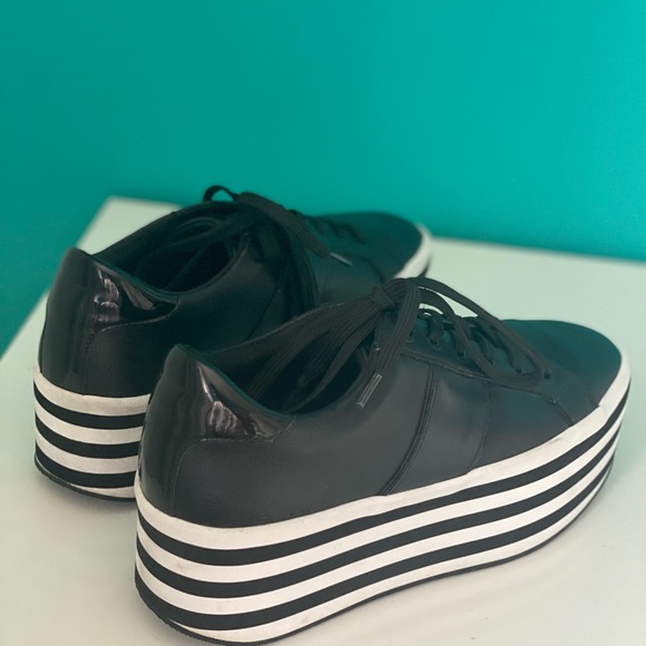 Aldo Platform shoes lace up Leather- Costume - Picture 4 of 5